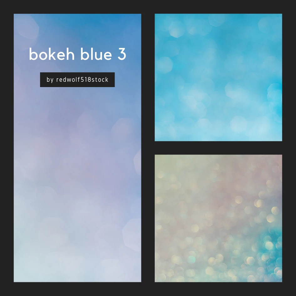 bokeh blue textures