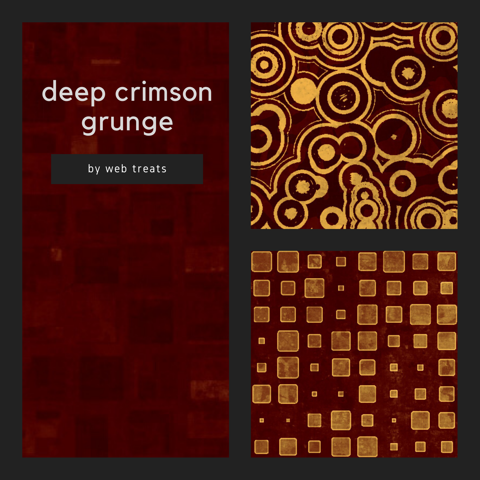 deep crimson grunge textures