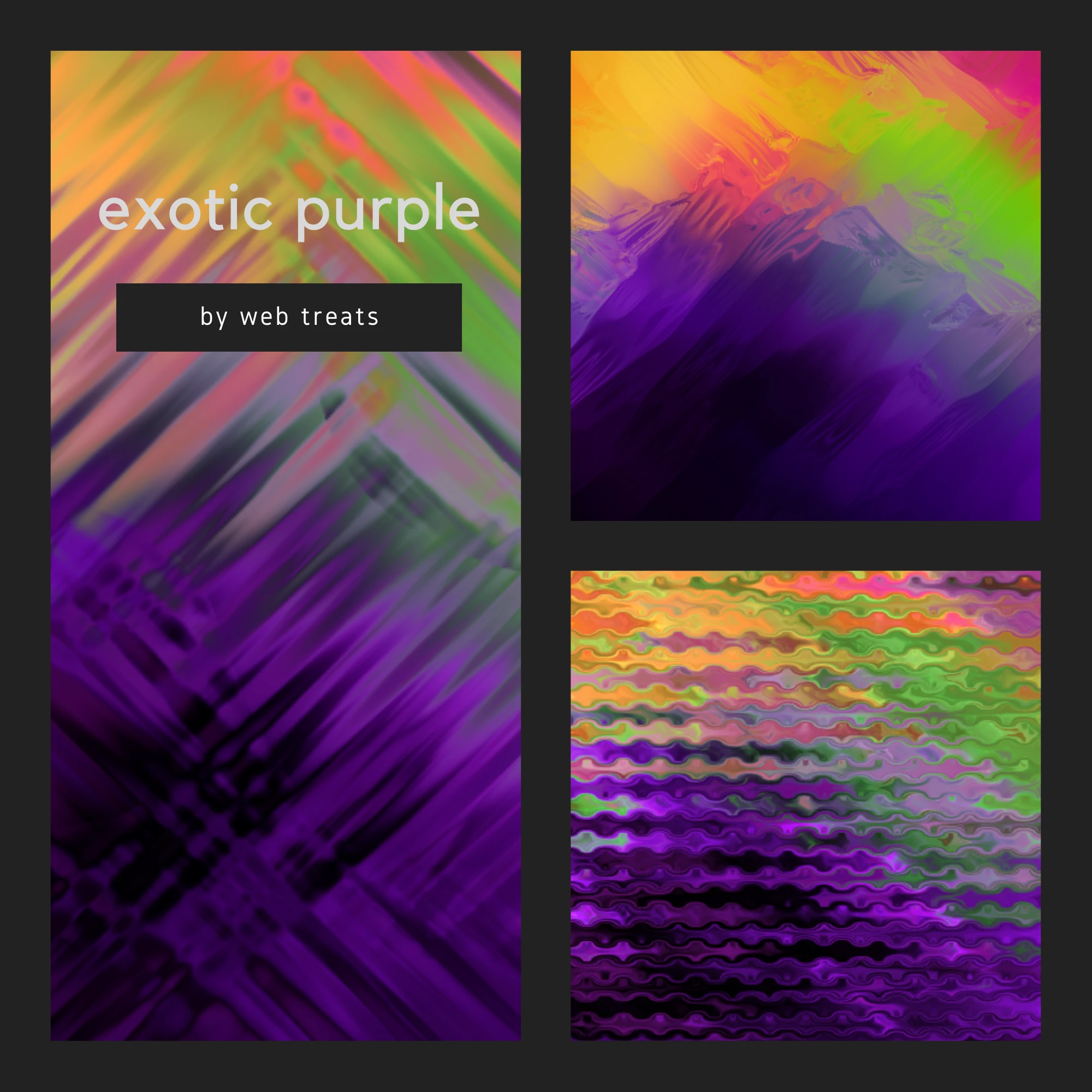 exotic purple textures