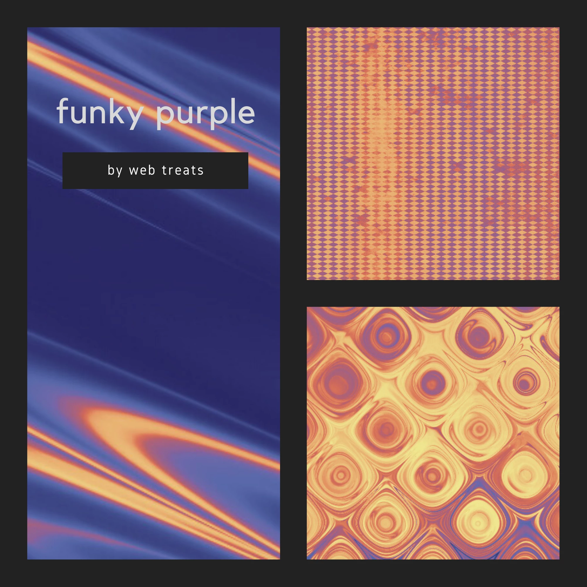 funky purple textures