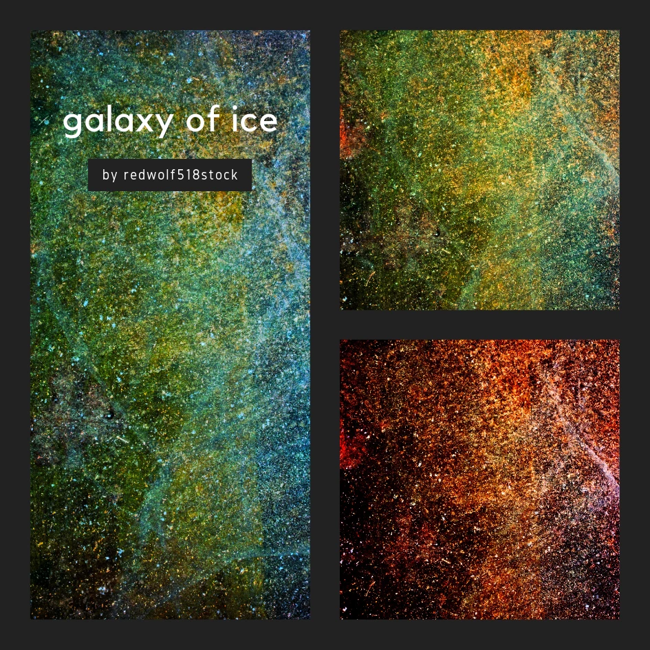 galaxy of ice textures