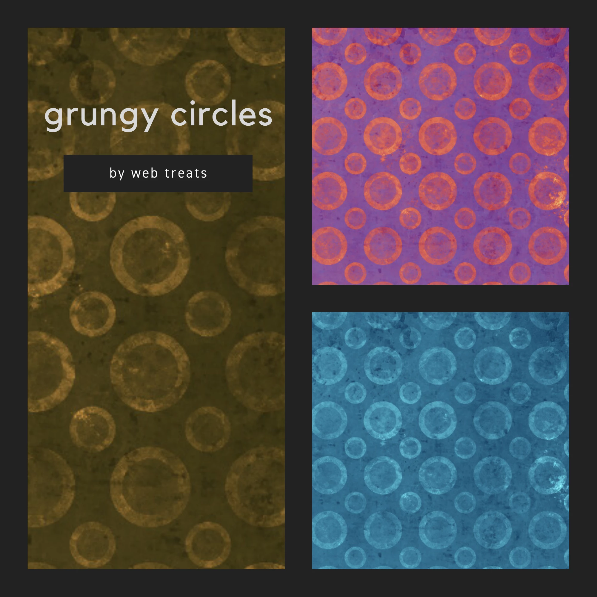 grungy circles textures