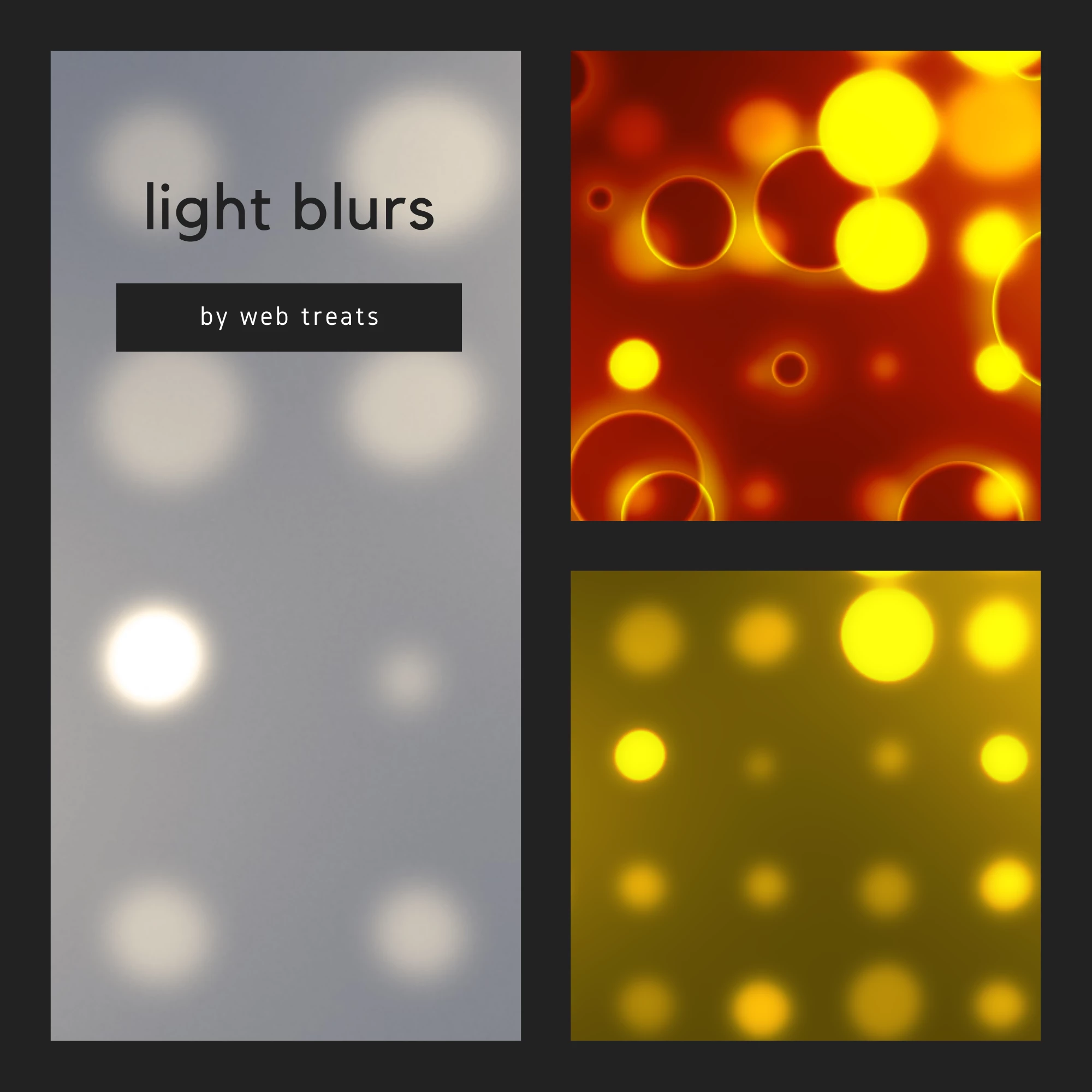 light blurs textures