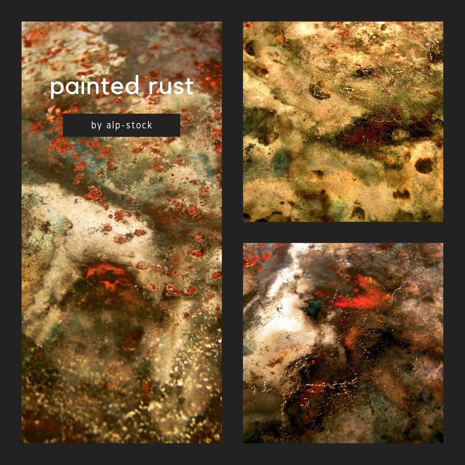 painted rust texture