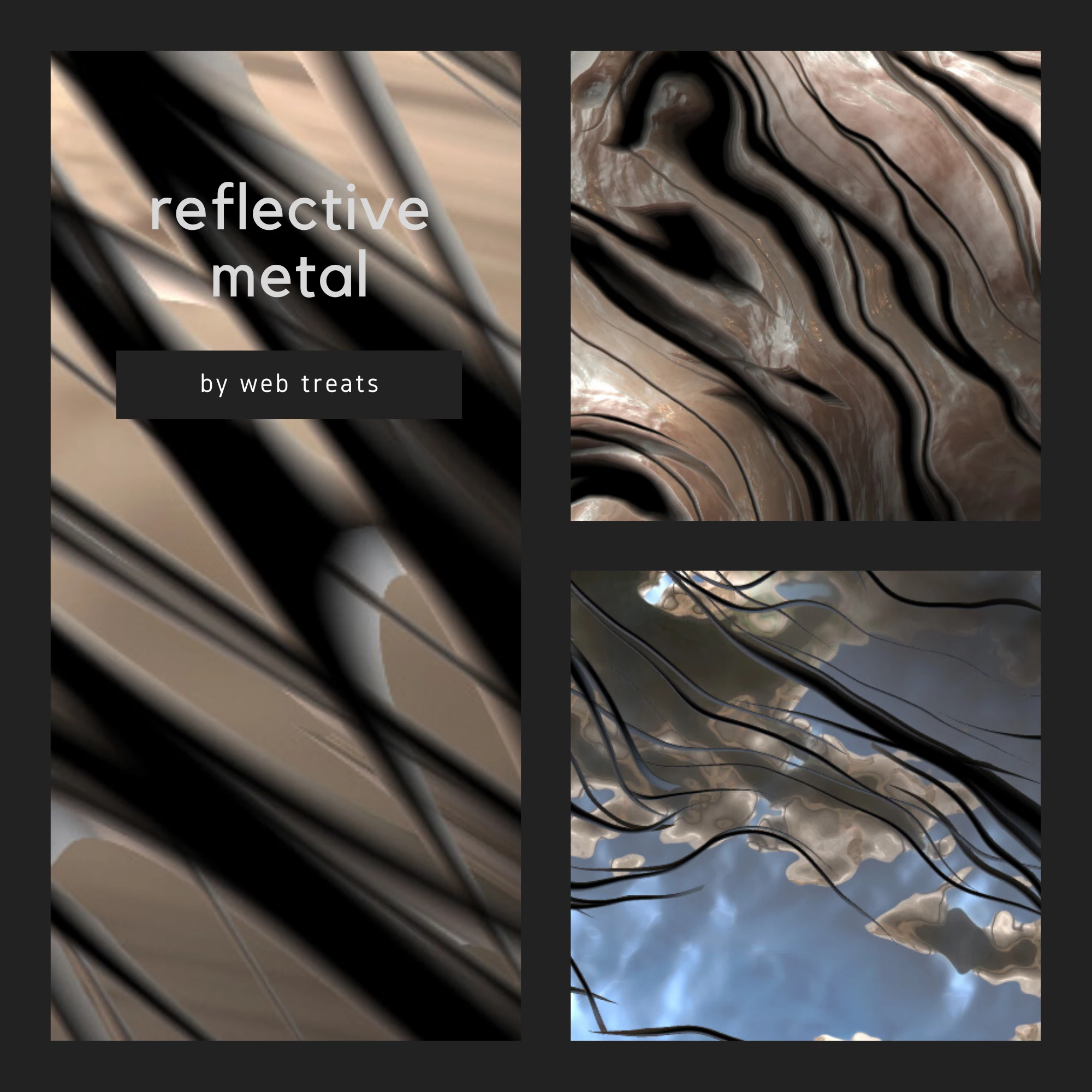 reflective metal textures