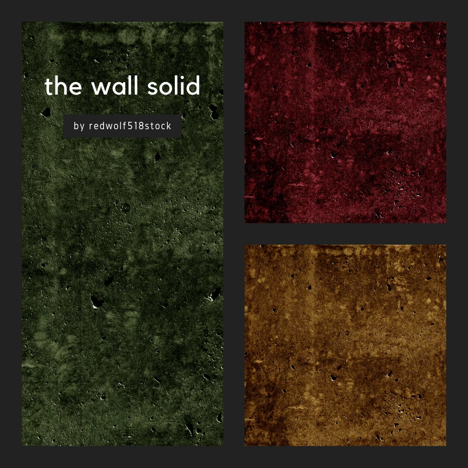 the wall solid textures