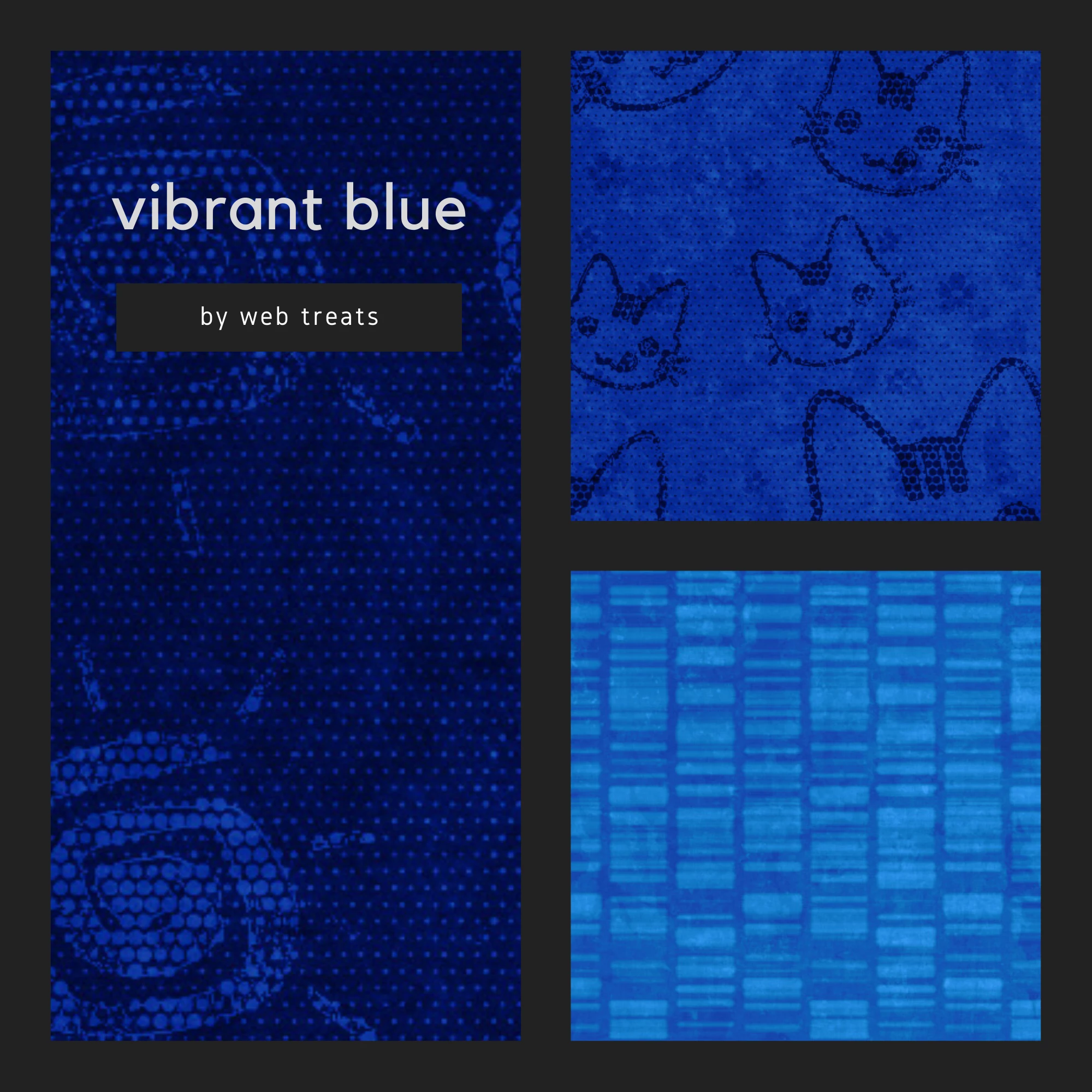vibrant blue textures