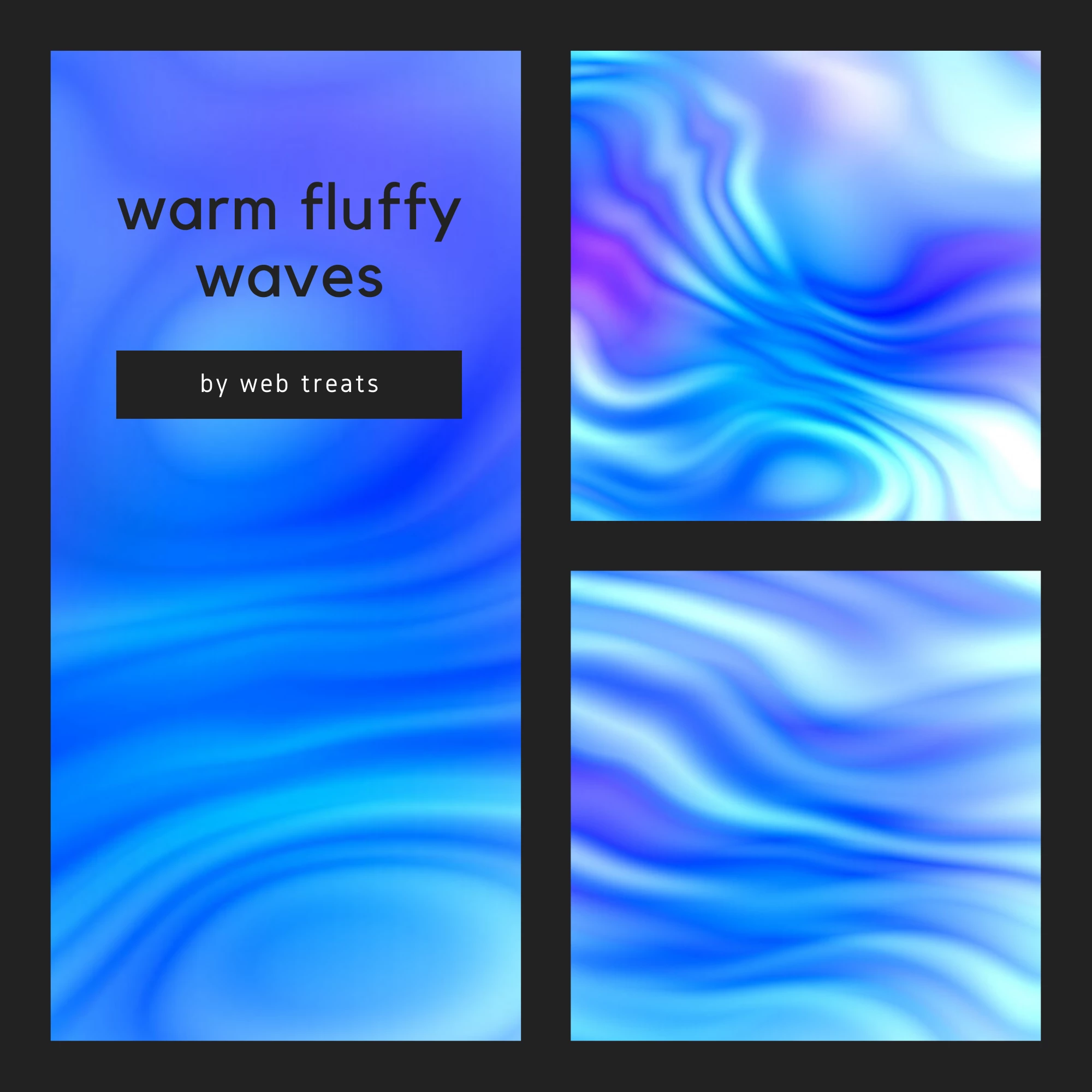 warm fluffy waves textures