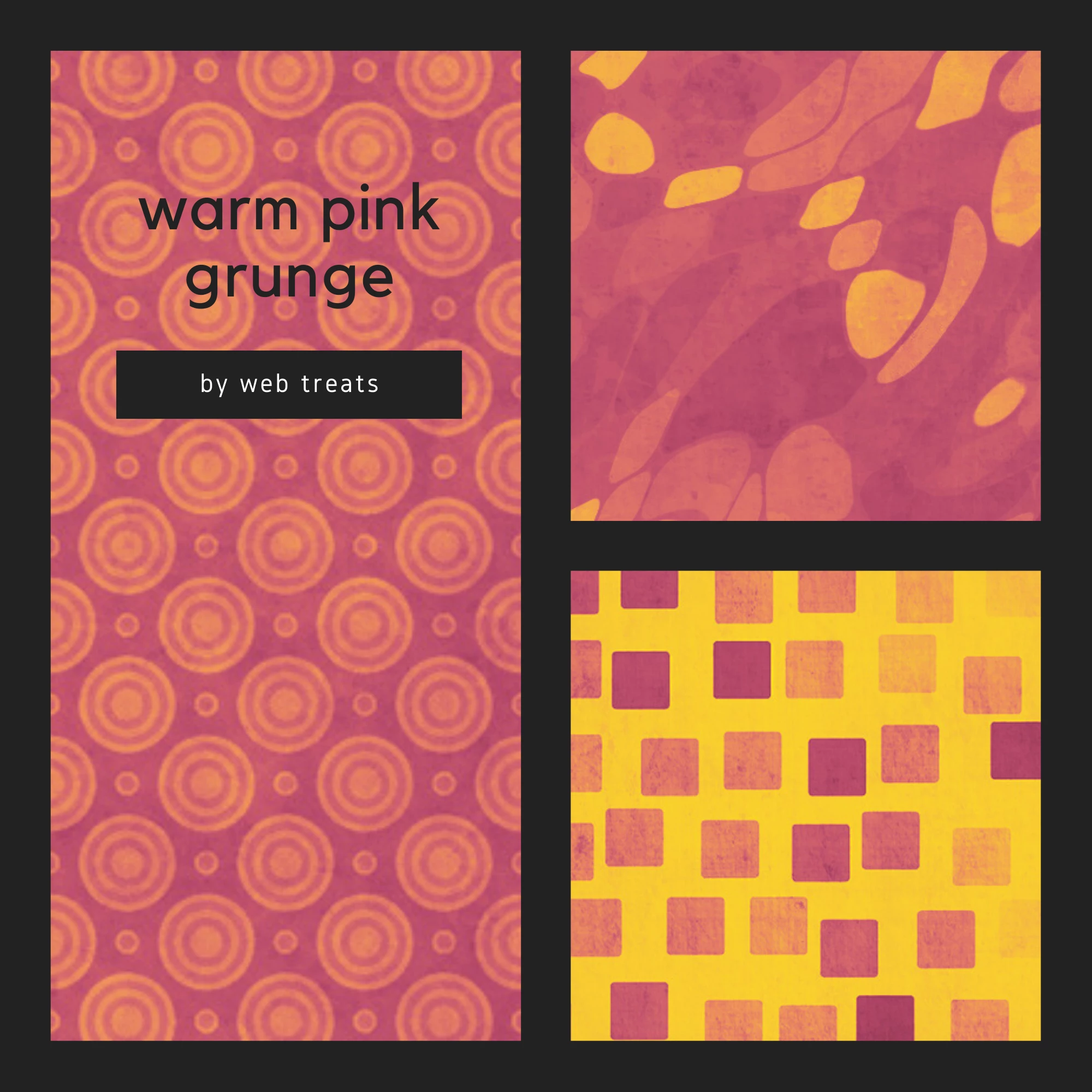 warm pink grunge textures 1
