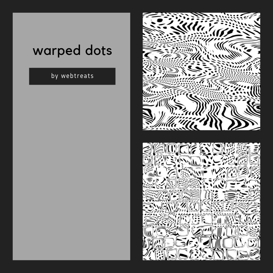 warped dots textures